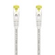 AISENS Cable De Red Latiguillo RJ45 LSZH Cat.7 600 MHz S/FTP PIMF AWG26, Blanco, 2.0 m - A146-0491